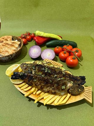 Pastrmka na žaru 1 kg