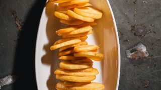 Patatine fritte allo spiedo