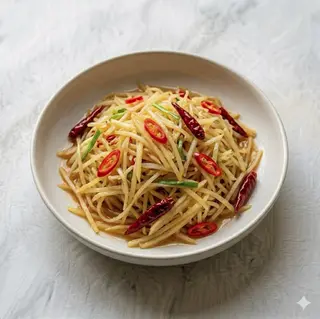 Patate julienne agropiccante