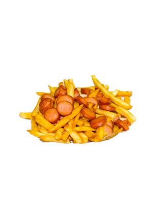 Patate wurstel e formaggio