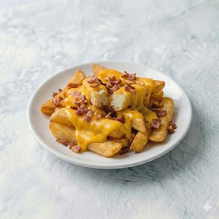 Patatina + cheddar + bacon grande