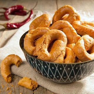 Taralli al peperoncino piccante pugliesi 300 g