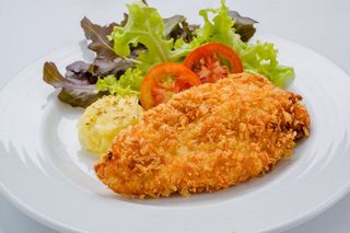 Petto di pollo panato