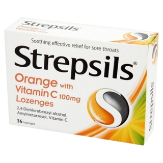 Strepsils Orange with Vit C 36
