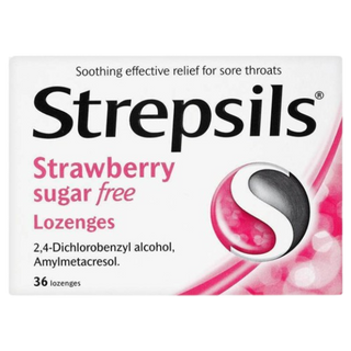 Strepsils Strawberry Lozenges 36's
