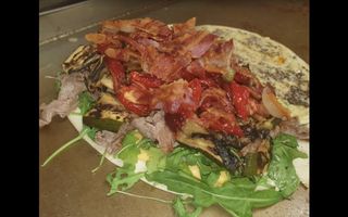 Piadina componibile con straccetti di manzo