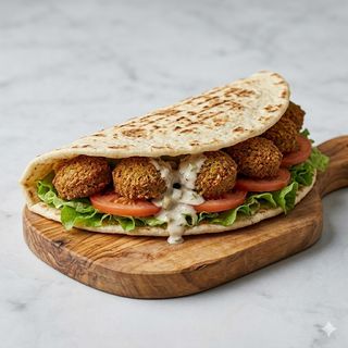 Piadina felafel