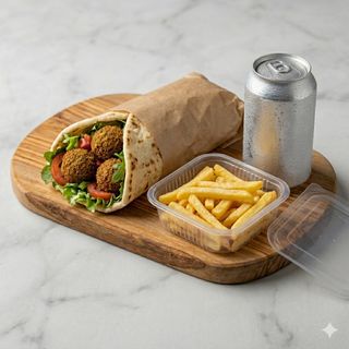 Piadina falafel menù