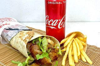 Piadina kebab menù grande