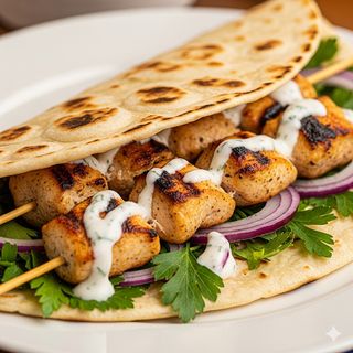 Menu piadina con pollo