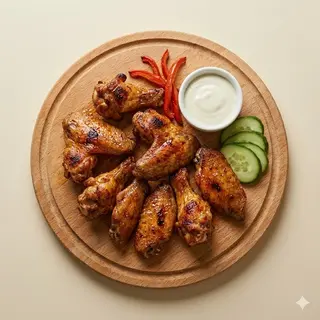 Piatto alette di pollo