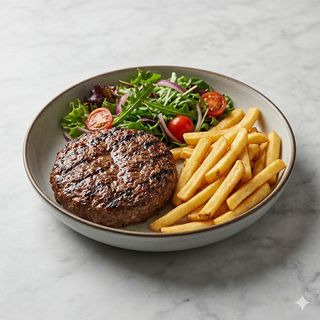 Piatto hamburger