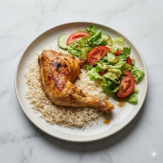 Piatto di pollo alla griglia