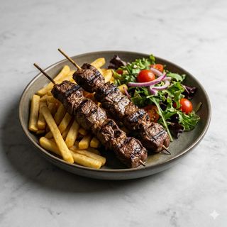 Piatto spiedini di agnello