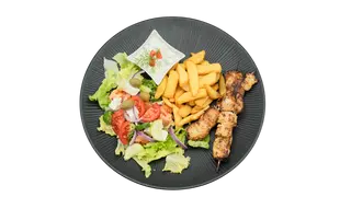 Piatto unico souvlaki maiale
