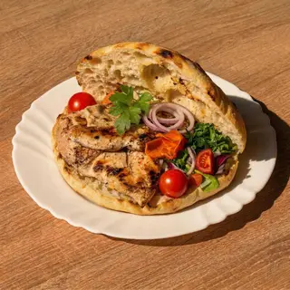 Pileći file u lepinji 150g