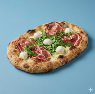 Capocollo di Martina Franca, rucola e mozzarella