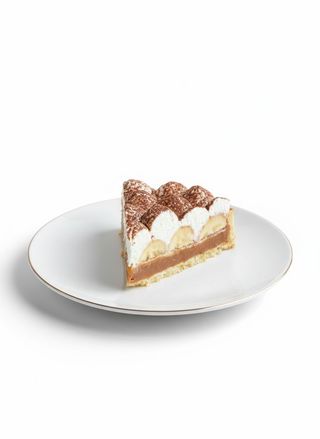 Пирог банановый с кремом (200г)