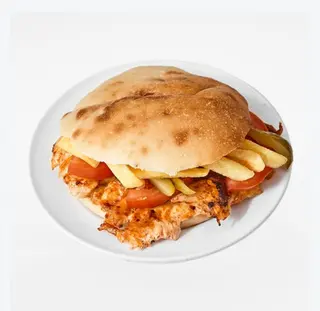 Chicken sandwich gyros - pita