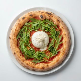 Пицца с бурратой (480г)