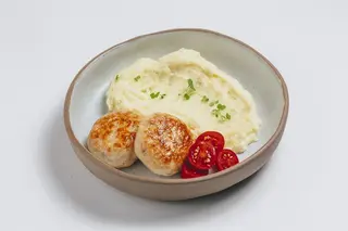 Пюре с куриными котлетами (280г)