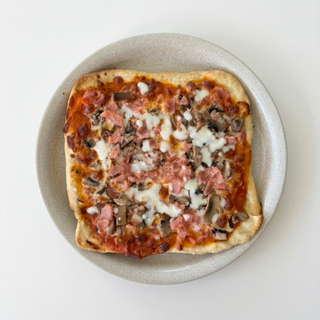 Pizza de Fiambre com Cogumelos Familiar