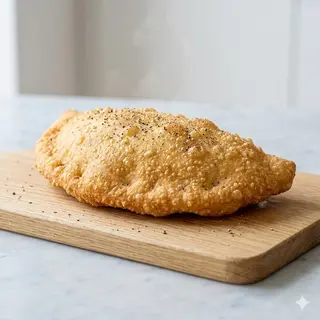 Cicoli e ricotta fritta