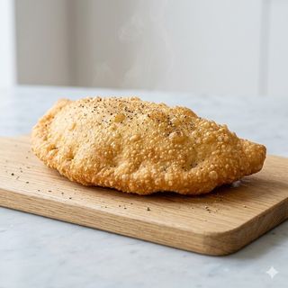 Cicoli e ricotta fritta