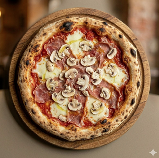 Prosciutto e funghi