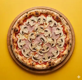Prosciutto e funghi