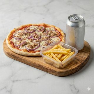 Pizza tonno e cipolla menù