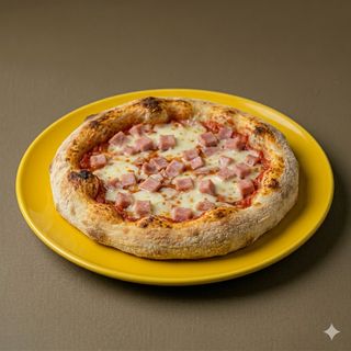 Pizzetta con prosciutto cotto