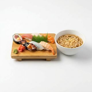Sushi and Tempura Udon Set