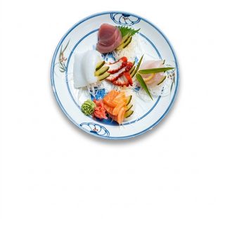 Sashimi and Tempura Udon Set