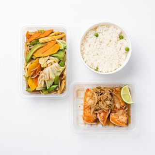Salmon with Vegetable
