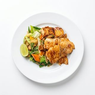 Red Snapper with Fried Vegetable