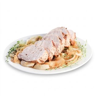 Pork Loin with White Onion