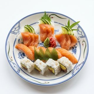 Salmon Sushi Sashimi and Maki (Salmon Only)