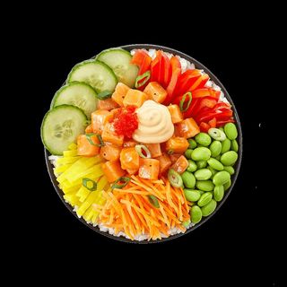N.1 Poke love salmon regular 