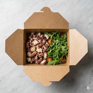 Polipo con rucola