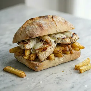 Pollo panino o piadina