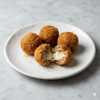 Polpettine fritte filanti