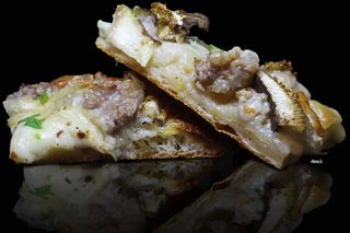 Porcini e salsiccia