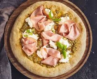 Porcini, mortadella e pistacchio