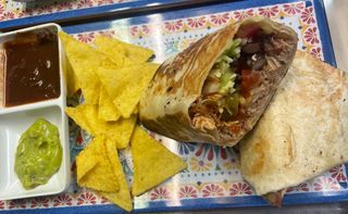 Pork burrito