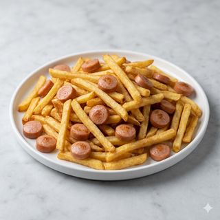 Patatine fritte e wurstel porzione big 