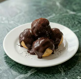 Profiterole nero