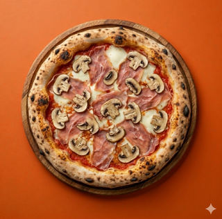 Prosciutto e funghi