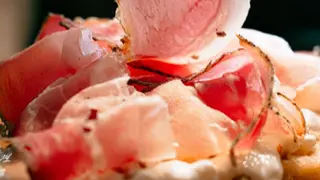 Prosciutto crudo con mozzarella