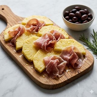 Prosciutto crudo e ananas